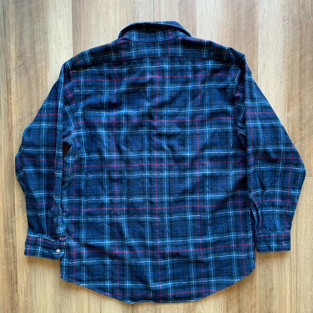 1980’s Pendleton Authentic Mackenzie Blue Tartan … - image 4